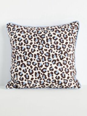 Anthropologie Ruthie Leopard Pillow